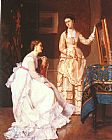 Albert Roosenboom Canvas Paintings - Elegant Connoisseurs